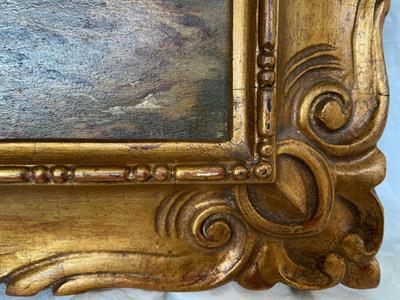 Dipinto di paesaggio, Pratesi, ottimo stato, in legno - Foto 5