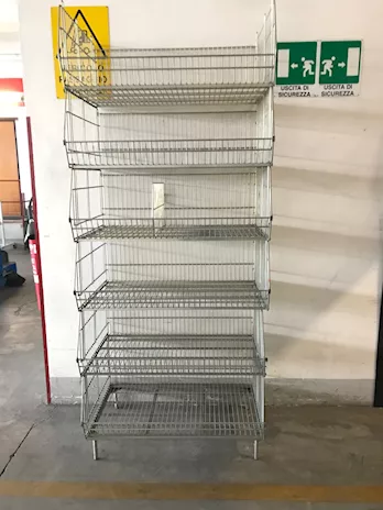 CESTO IMPILABILE ACCIAIO ZINCATO
