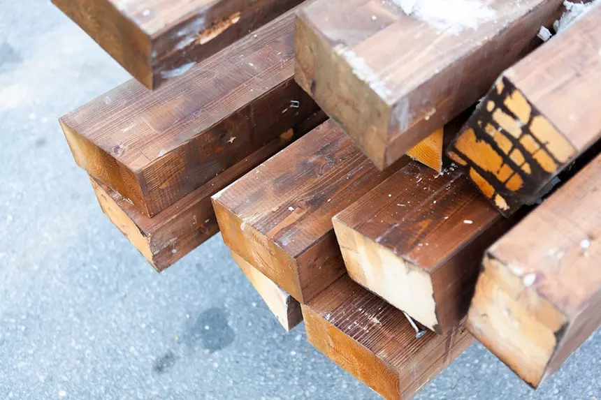 Travi Rustiche in Legno Massiccio - 24495