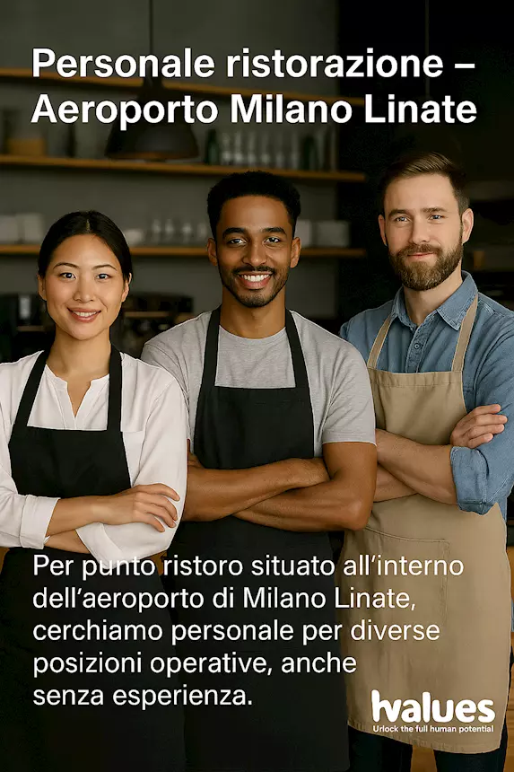 Personale ristorazione – Aeroporto Milano Linate