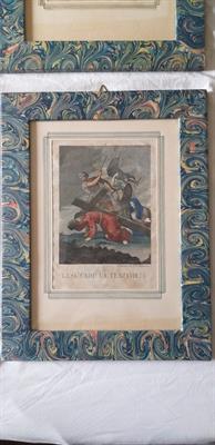 Incisioni neoclassiche acquerellate_via Crucis, in legno - Foto 2