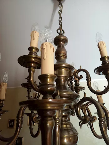 Lampadario in ottone - Anteprima 2