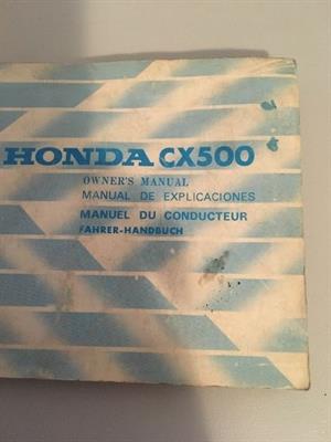 Libretto uso manutenzione Moto Honda CX500, in buone condizioni - Foto 4