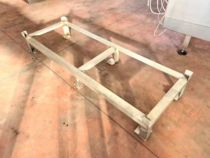 Cavalletto inox per supporto usato