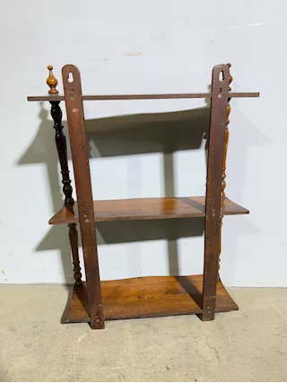 Piccolo etagere libreria noce, metà '800, Luigi Filippo