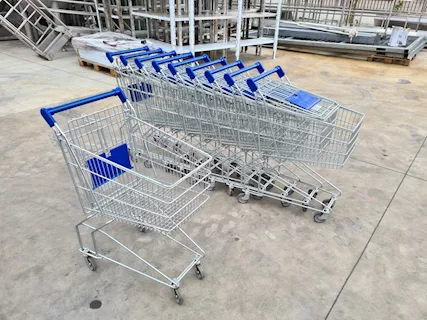 10 carrellini minimarket usati