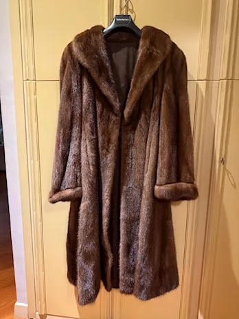 Pelliccia di visone sartoriale