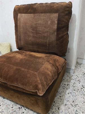 Poltrone da salotto in pelle di renna
