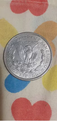 Moneta 1 Dollaro Morgan Argento 1921 Aquila
