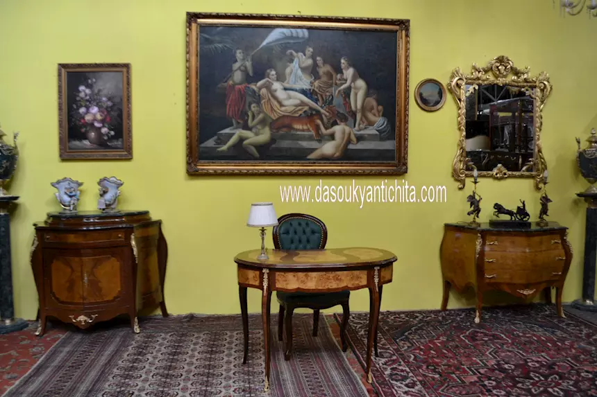 Scrivania a fagiolo stile Luigi XV - Foto 2