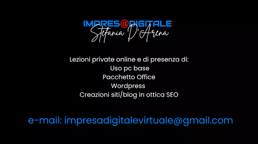Lezioni private online e di presenza uso pc Office Wordpress - Foto 1