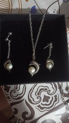 Orologio collana e orecchini