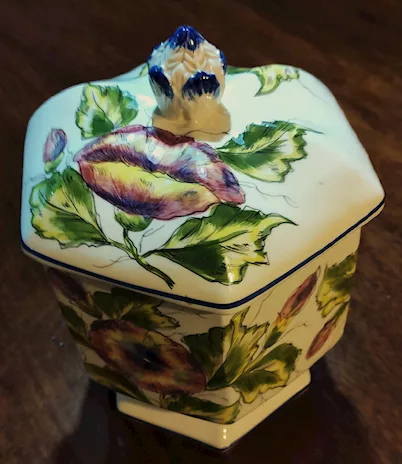 Vaso Michielotto decorato a mano