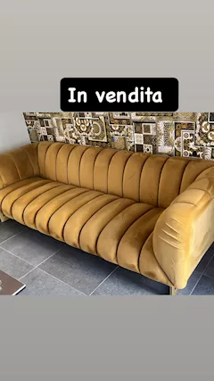 Divano oro scuro