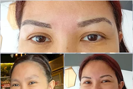 Sopracciglia, trucco semipermanente, colore tramite - Foto 5