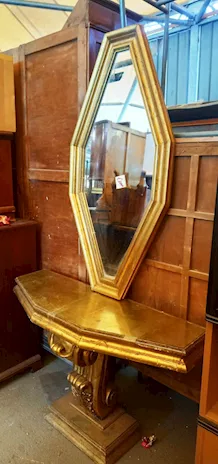 Console con specchio stile impero - 24180