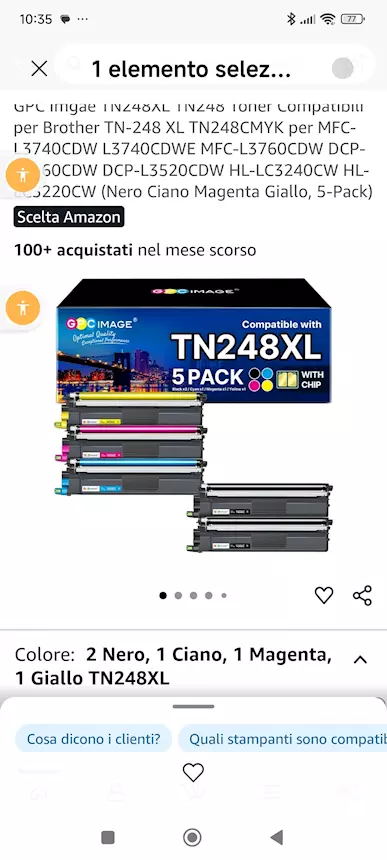 Toner TN 248 XL compatibili Brother