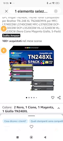 Toner TN 248 XL compatibili Brother - Anteprima 1