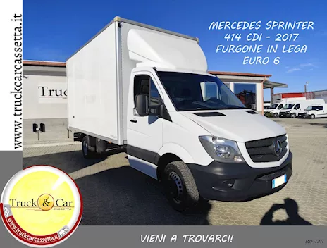 Mercedes Sprinter 414 Cdi - 2017 - furgone in lega