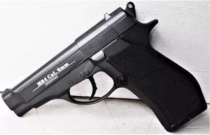 Pistola per softair a co2 modello beretta m84 full metal