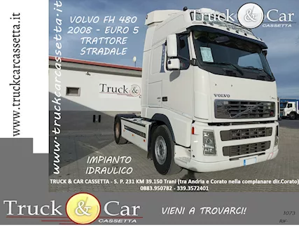 Volvo FH 480 -2008 - Euro 5 - Impianto Idraulico