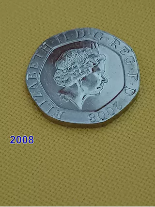 20p pence 2008 Elizabeth II
