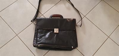 Borsa Nera Uomo Pelle