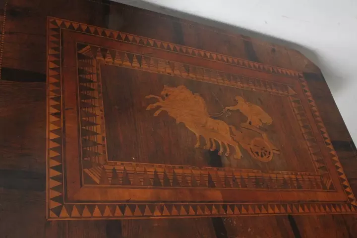 Antico tavolo Sorrento 1860 in noce - Foto 5