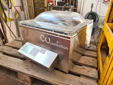 Rilevatore di perdite CO2 usato