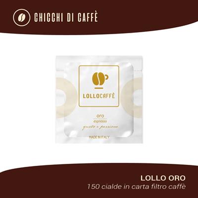 150 Cialde ESE Lollo Caffè Miscela Oro (44 mm)