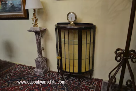Vetrina-cristalliera stile Art Déco del XX secolo, in legno - Anteprima 4