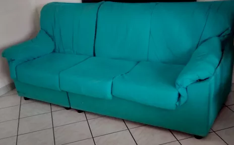 Divano Azzurro 3 Posti
