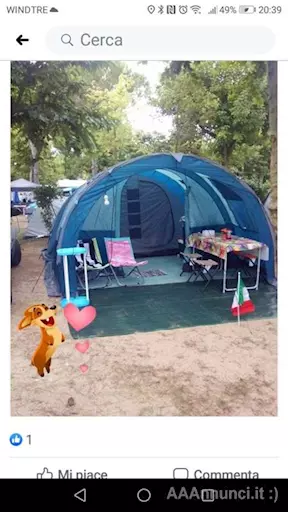 Tenda 4 posti