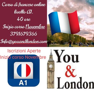 Corso di francese online con docente livello A1