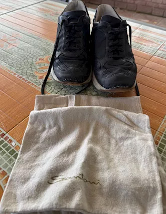 Scarpe Santoni nere