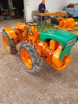 Pasquali 910 dt-4x4-snodato con fresa e aratro 18 cavalli