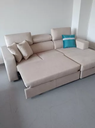Divano Beige apribile con