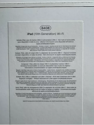 Apple iPad 10 Wifi 64 gb argento 10 generazione - Anteprima 5