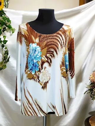 Maglia blusa donna molto versatile viscosa - TG. L