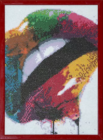 Quadro in diamond painting 5D dal titolo Emozioni