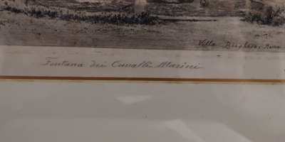 Quadro antico grafica Roma 1900 - Foto 3