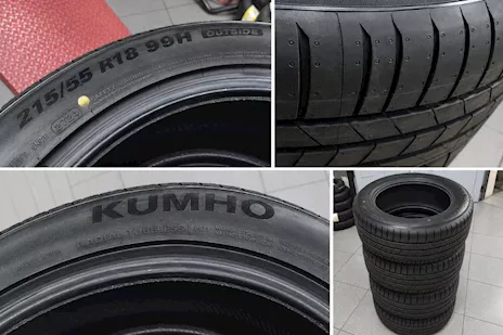 4 pneumatici nuovi 215/55 R18 99H Khumo