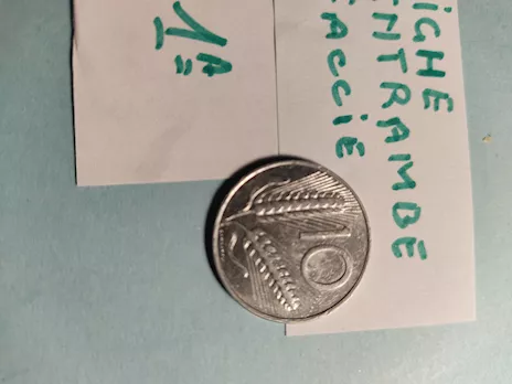 Monete internazionali - 10 £ con spighe sulle due facce