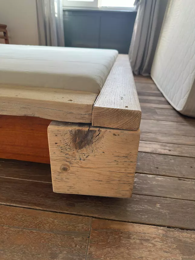 Foto 3Letto matrimoniale stile futon giapponese, in legno