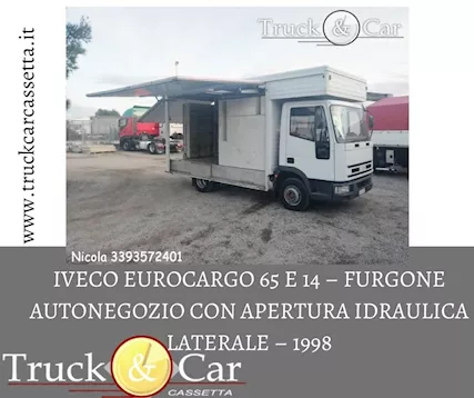 RIF.404 IVECO EUROCARGO 65E14-FURGONE AUTONEGOZIO - 1988