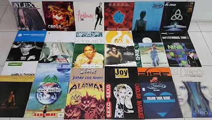 Ex d.j. vedo mia collezione dischi mix e lp da discoteca