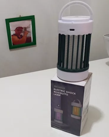 Lampada Antizanzare a Scossa Elettrica Ricaricabile USB, Lam