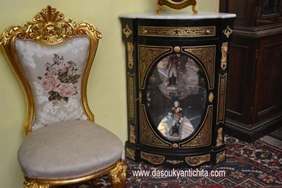 Angoliera - servante stile Napoleone III in legno ebanizzato