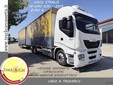 RIF.1257 IVECO STRALIS HI-WAY 260 S 500 - 2015 - CASSONE CEN