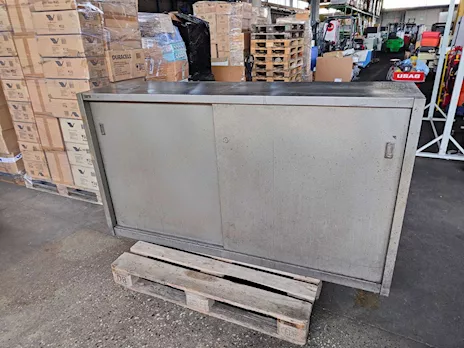 Mobile basso da ufficio officina con ante scorrevoli